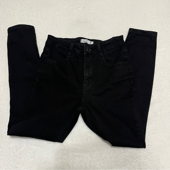 Rue 21 Women's Black Skinny Jeans Size 4 - Picture 3 of 11